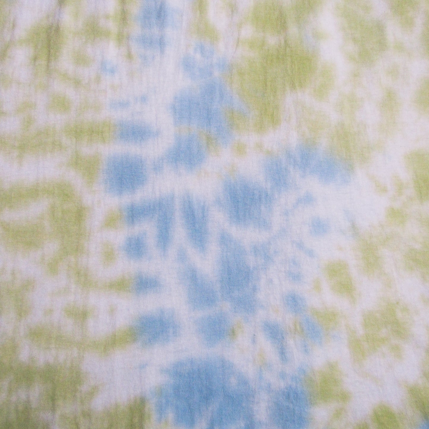 Matcha Green & Sky Blue Crumple Tie Dye T Shirt