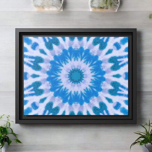 “E-VEIL I” Matte Canvas, Black Frame