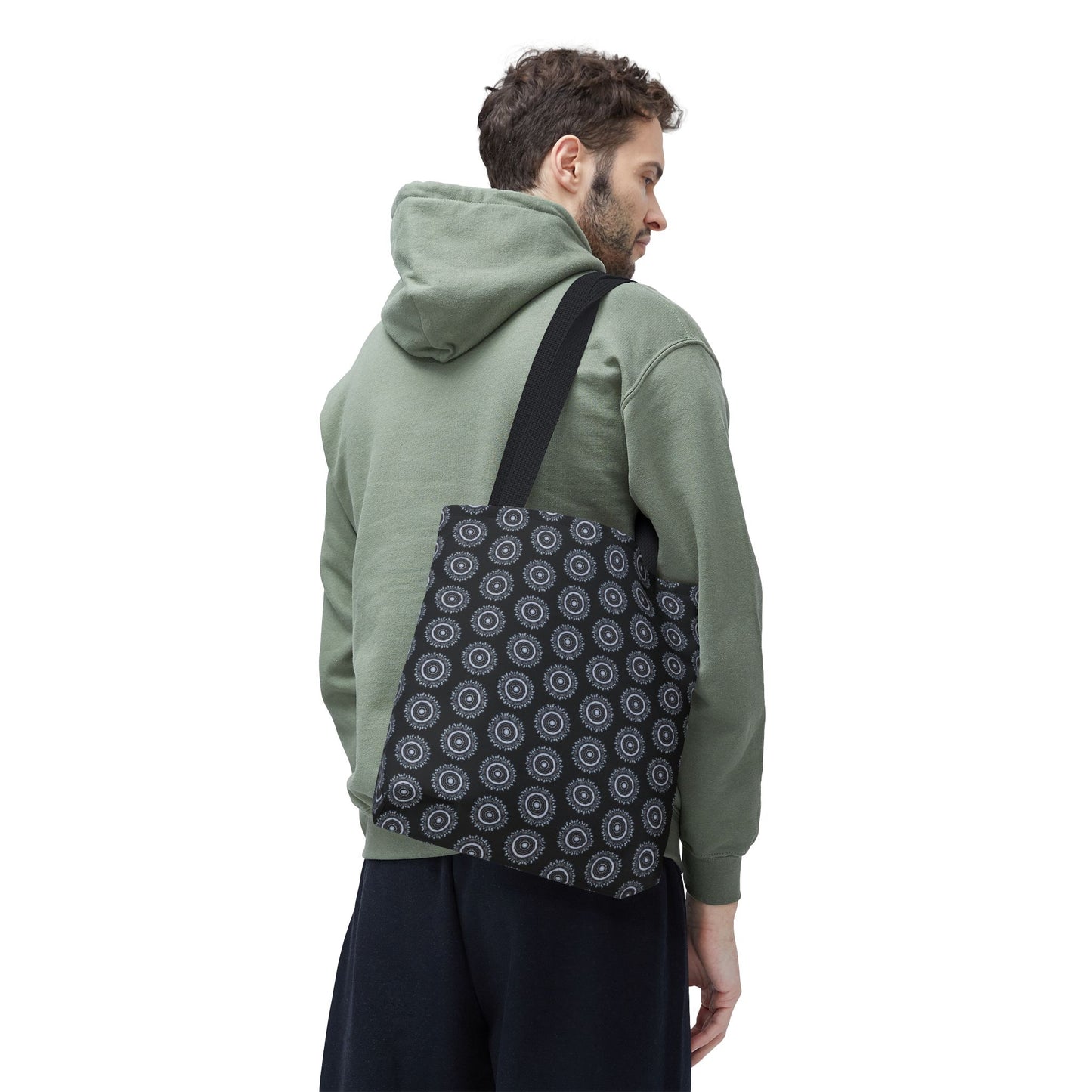 MAYA Cymatic Aop Customisable Tote Bag (Black)