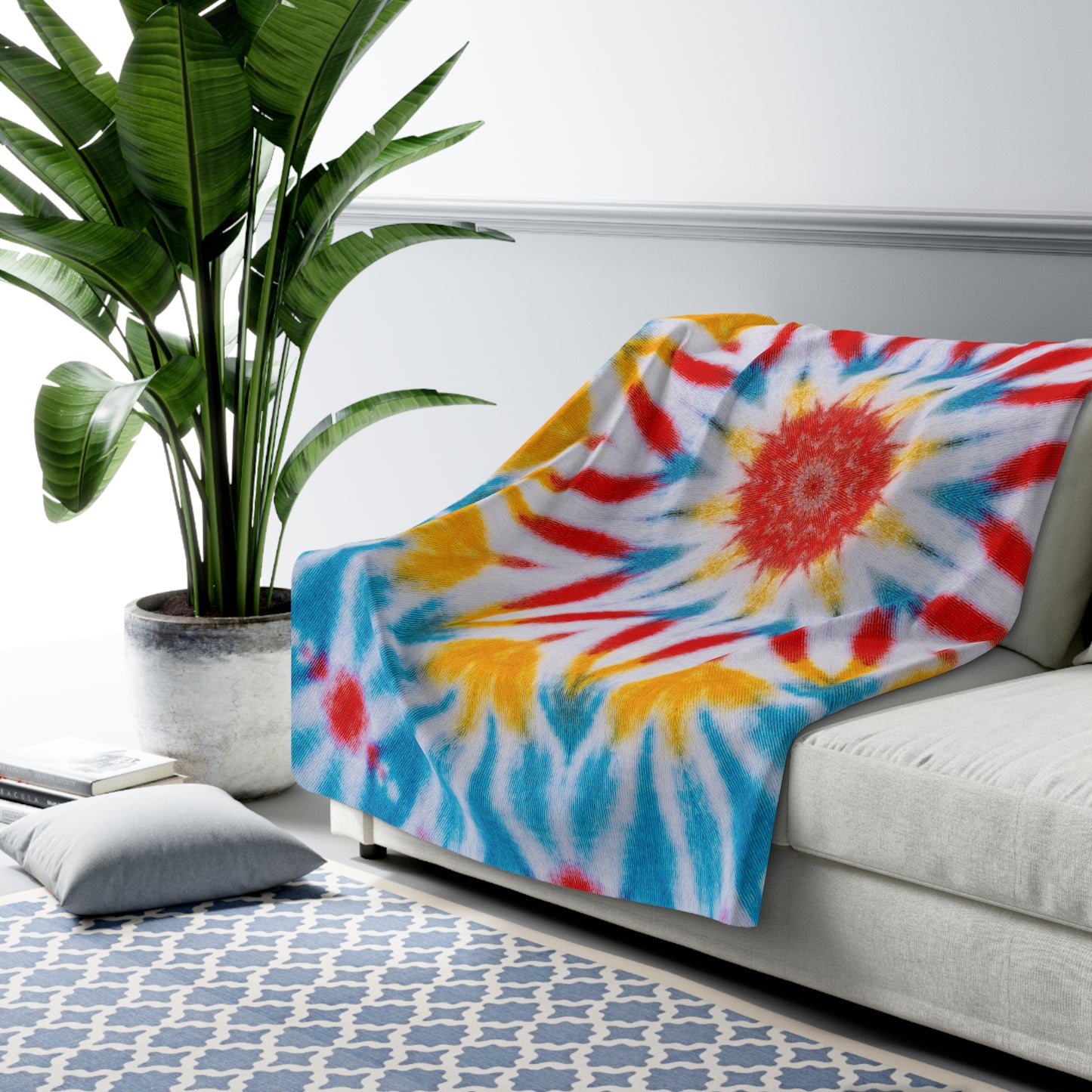 "CRISTOS" Cymatic Sherpa Fleece Blanket