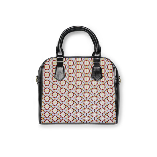 MOSAIC Cymatic Aop Pu Shoulder Handbag