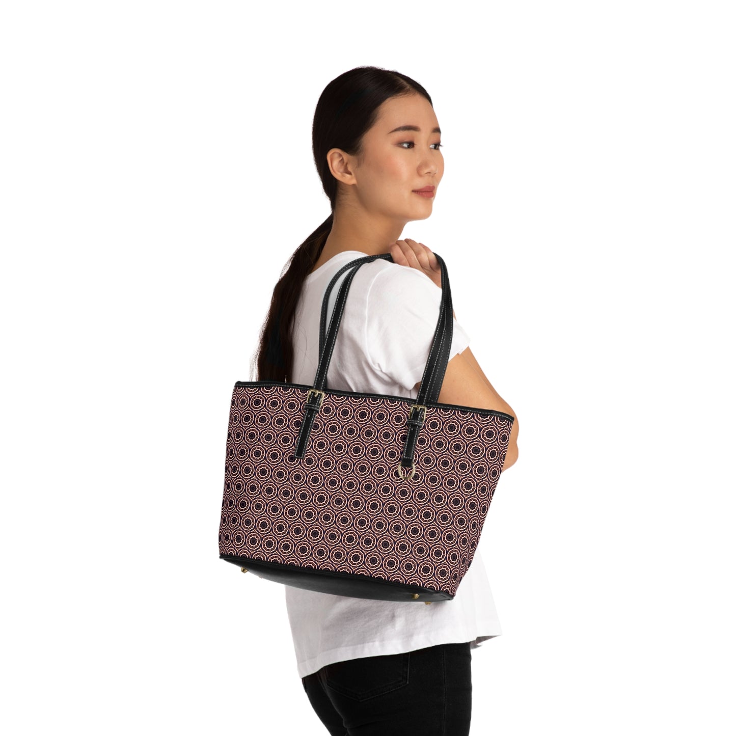 VOiD Cymatic Aop Pu Leather Shoulder Bag