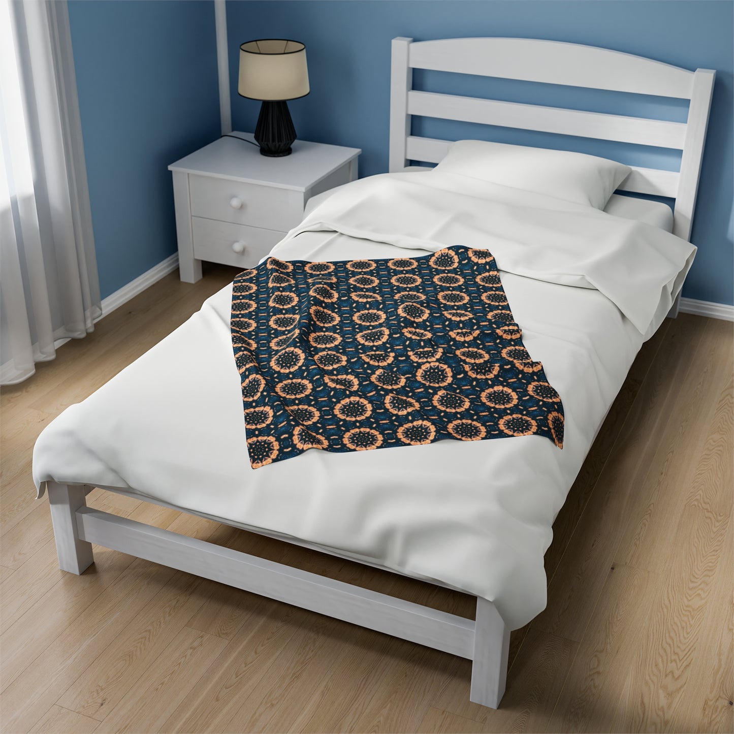 BLKSUN Cymatic AOP Velveteen Blanket