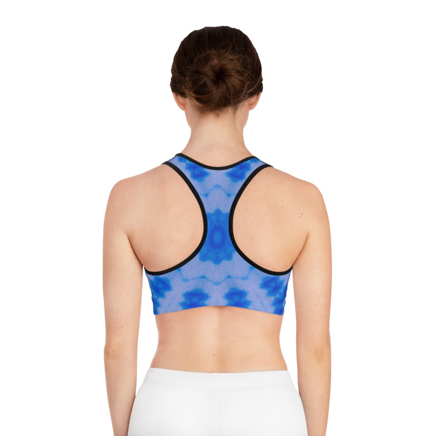 Women's "BLU3DR3AM" Cymatic Sports Bra for Active Lifestyle