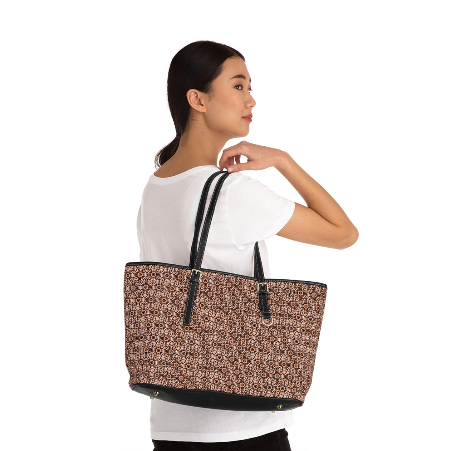 EYECEE Cymatic Aop Pu Leather Shoulder Bag