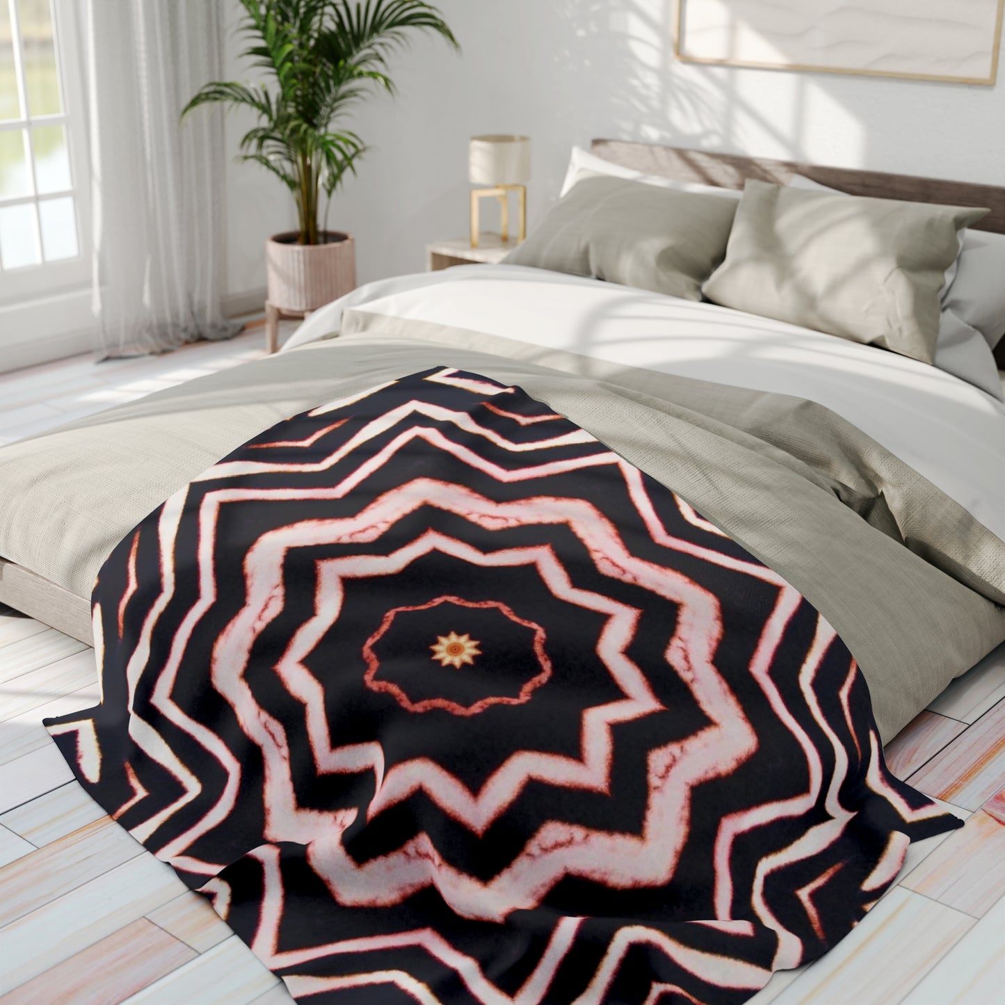 A-BYSS Cymatic Arctic Fleece Blanket