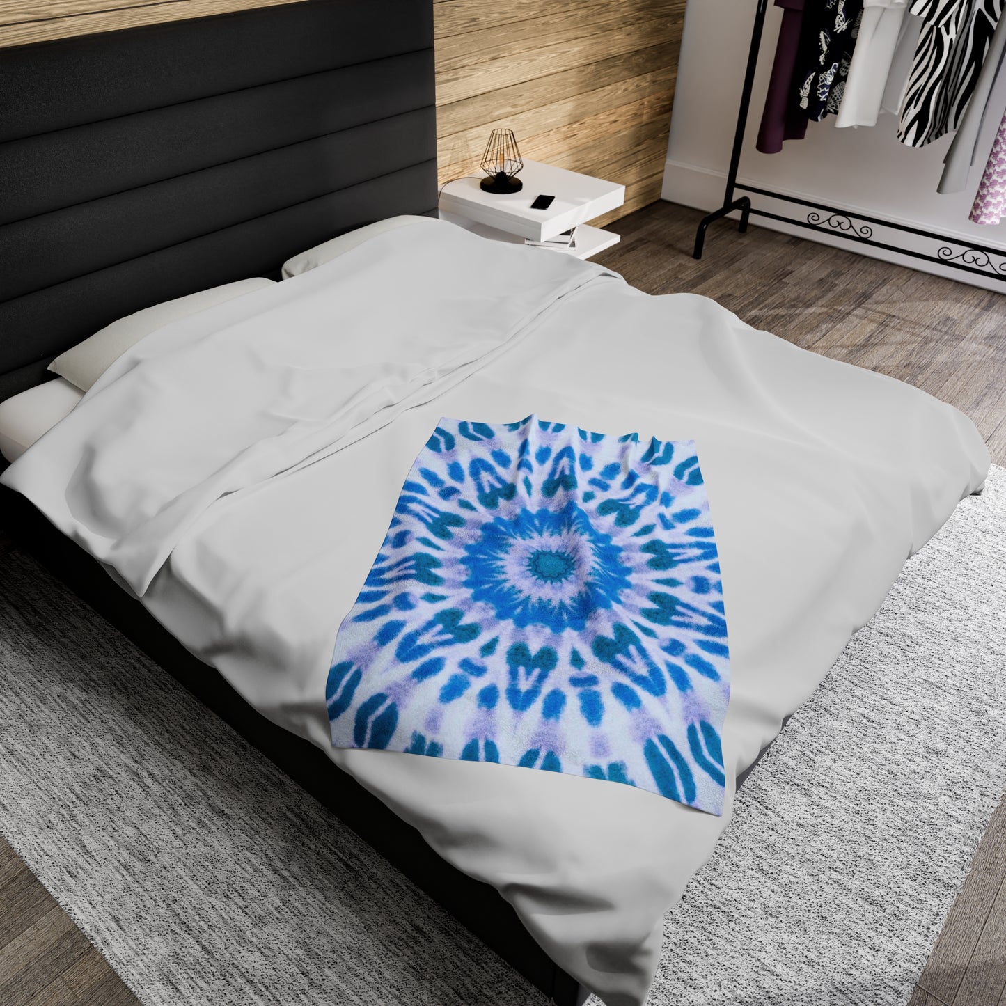 E-VEIL EYE Cymatic Velveteen Blanket