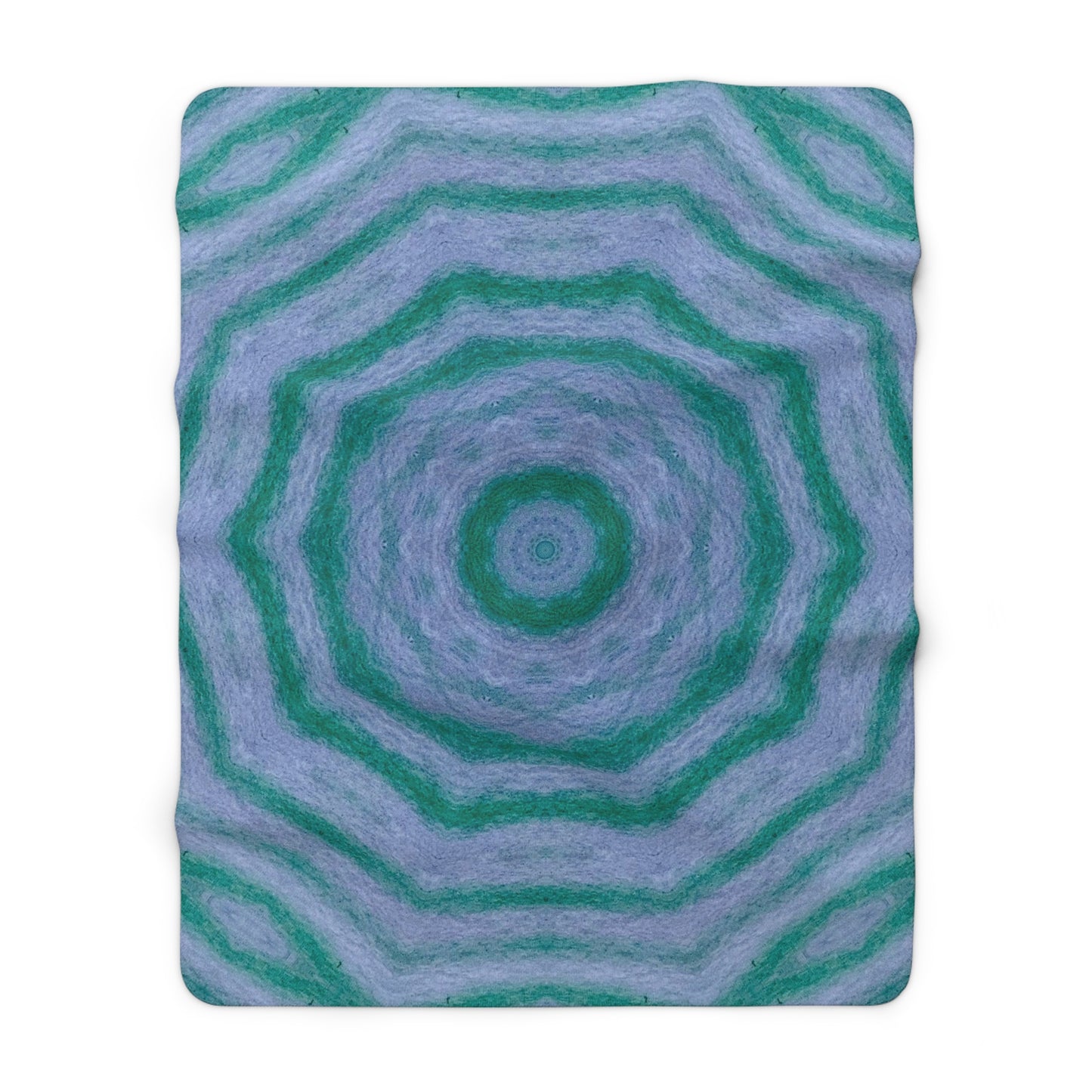 "GR33N3RY" Sherpa Fleece Blanket | Cosy Throw for Home Decor & Gifts