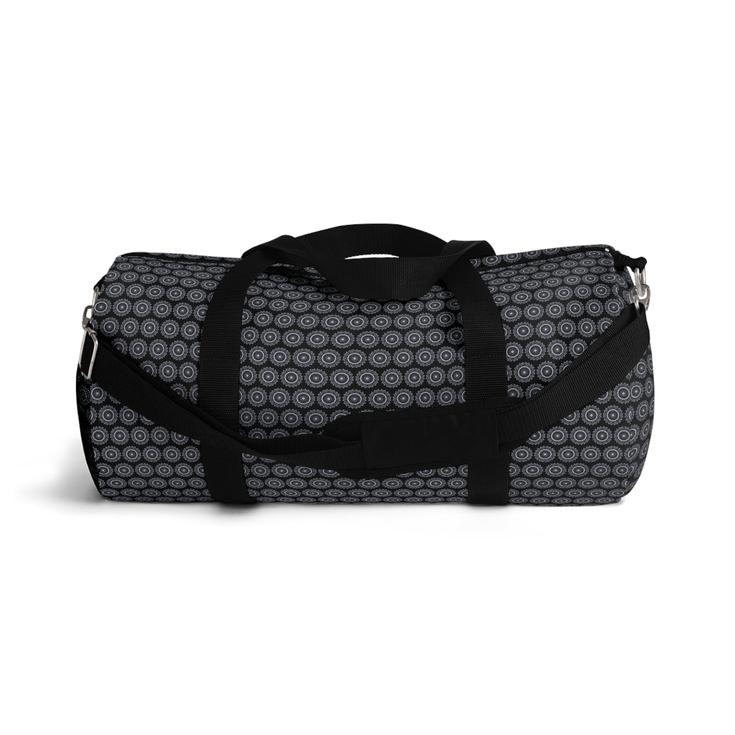 MAYA Cymatic Print Duffel Bag (Black)