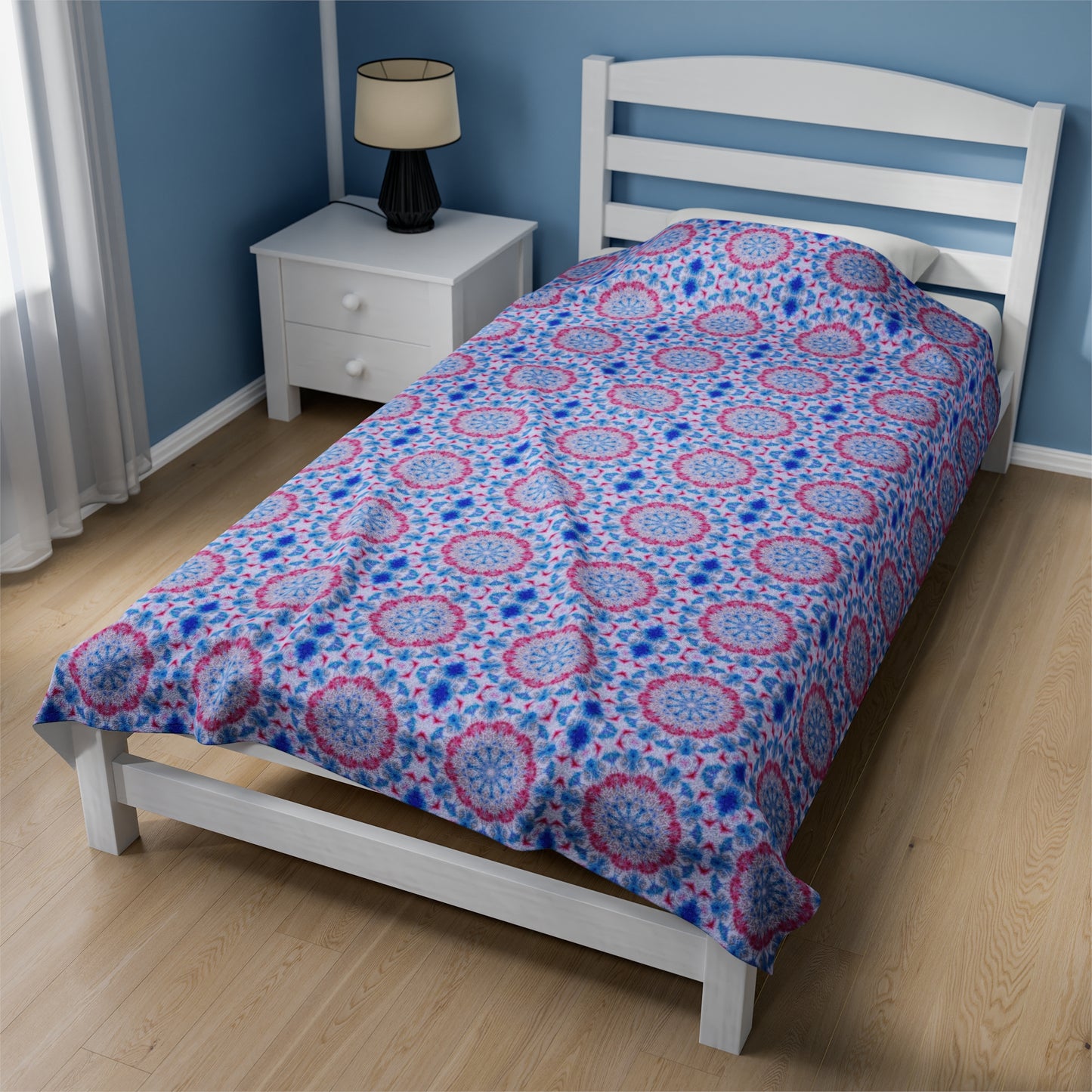 ASCNTN Cymatic AOP Velveteen Blanket