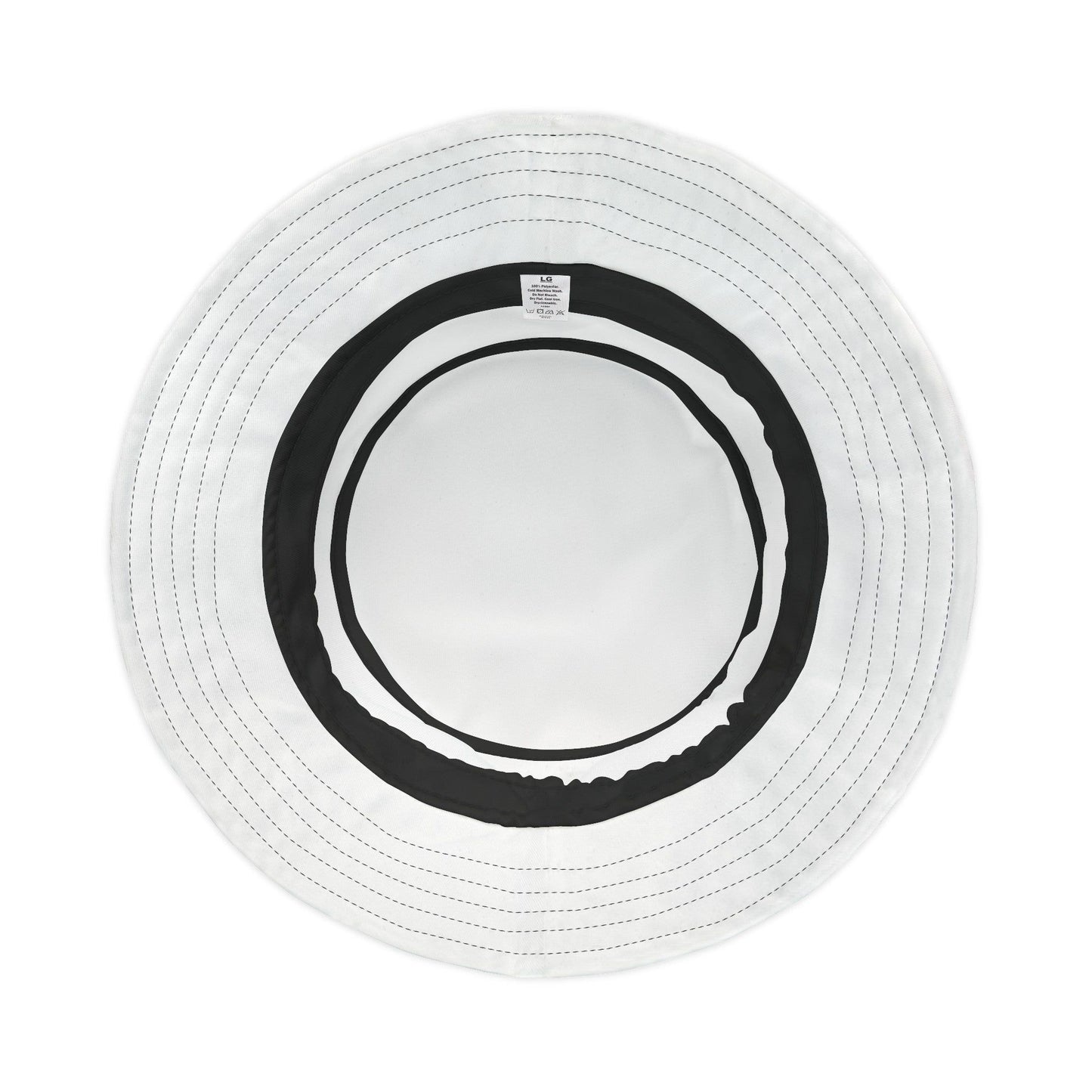 3ETD Logo Prt Bucket Hat (White)