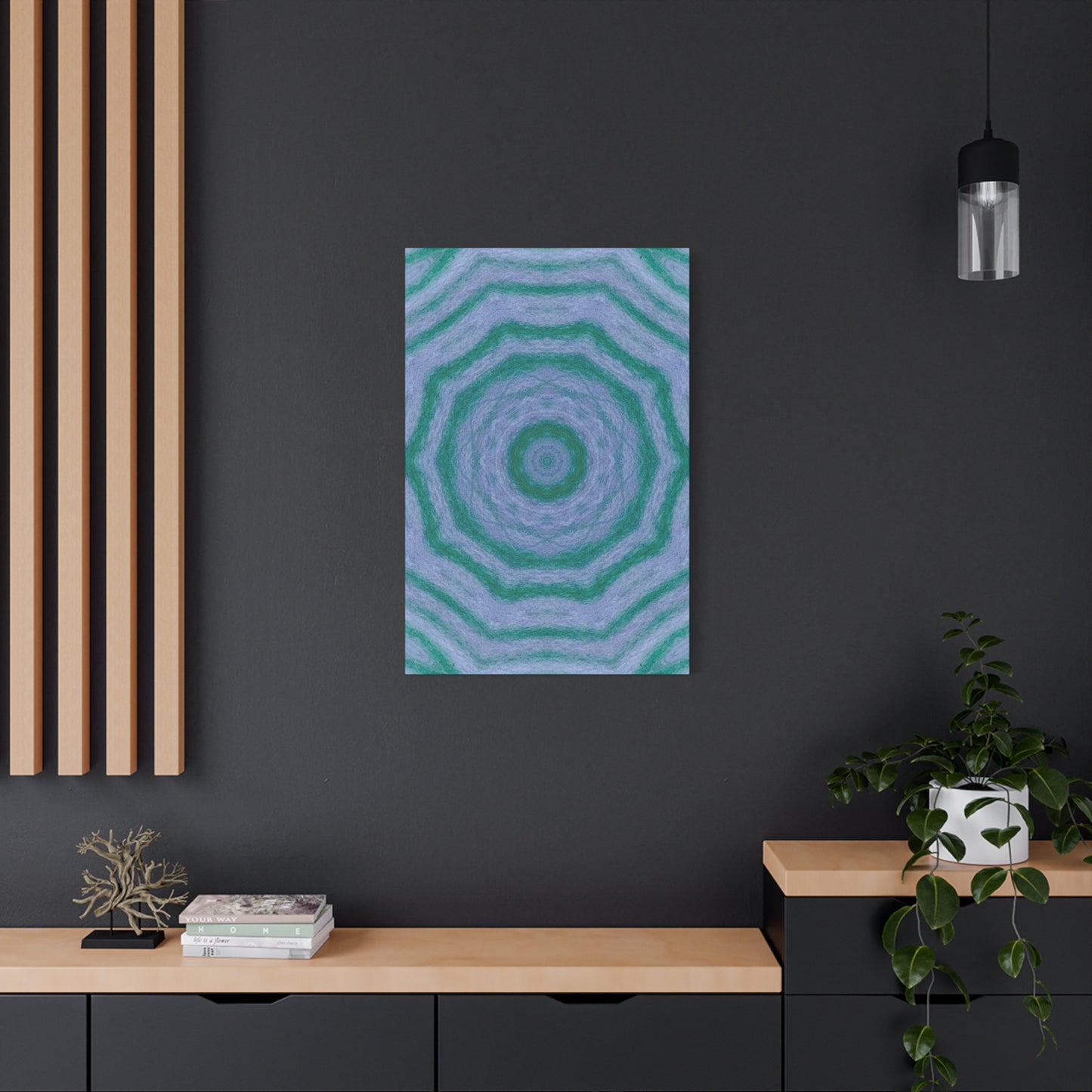 "GR33N3RY" Canvas Art Print - Stretched Matte 1.25" Gallery Wrap