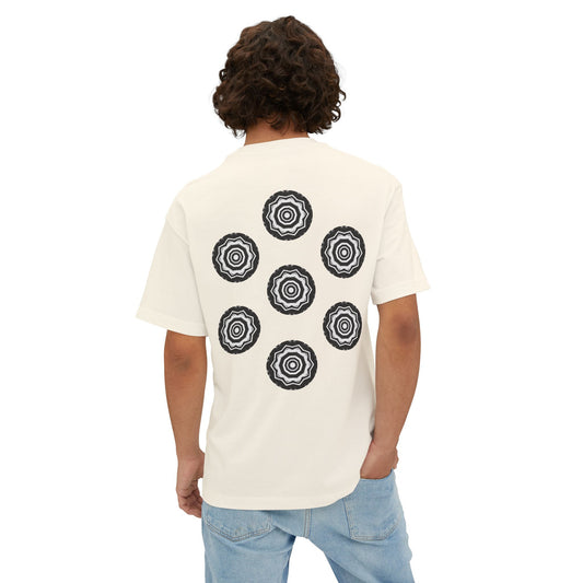 3ETD "417" Cymatic Print Oversized Boxy T Shirt