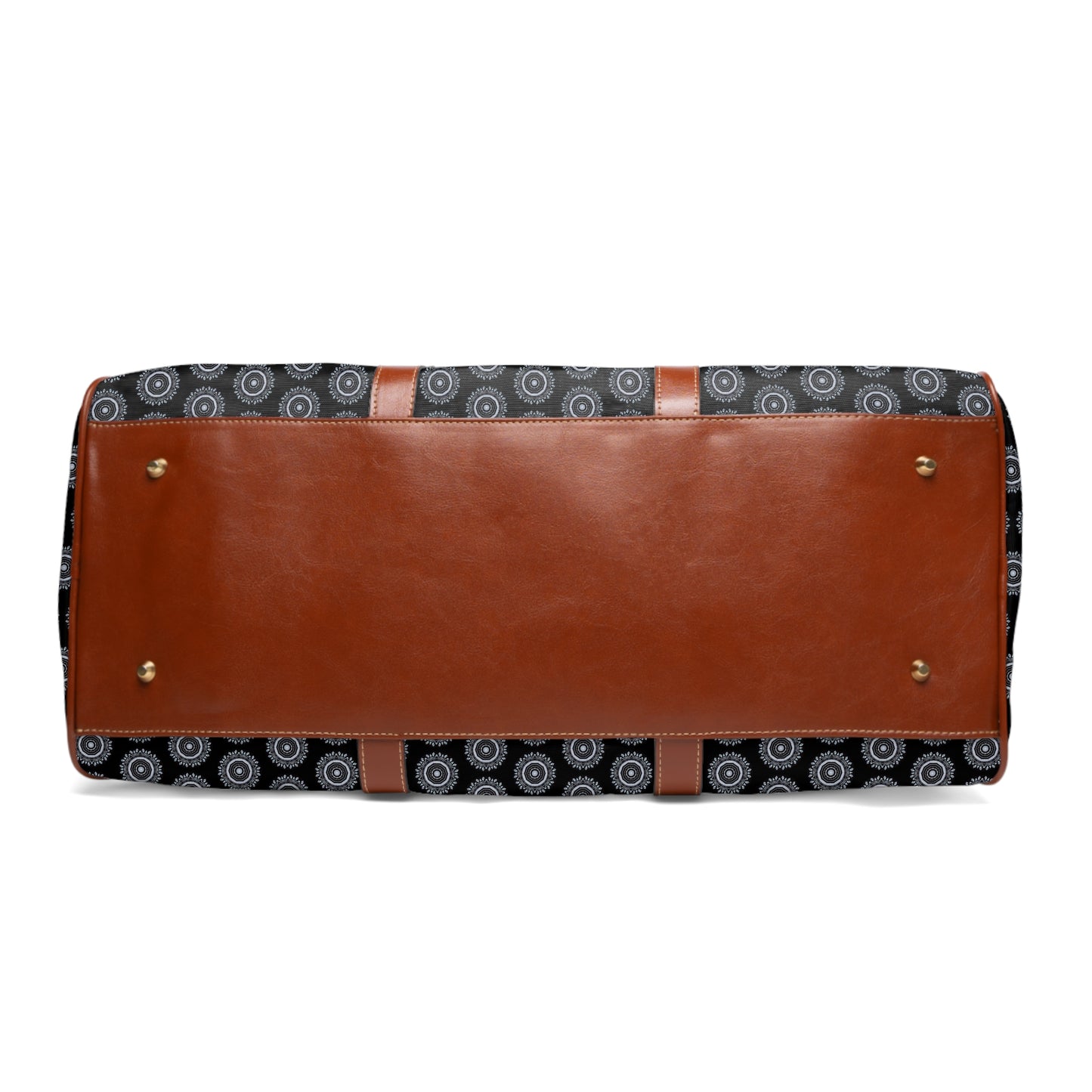 MAYA Cymatic Aop Waterproof Pu Travel Bag (Black)