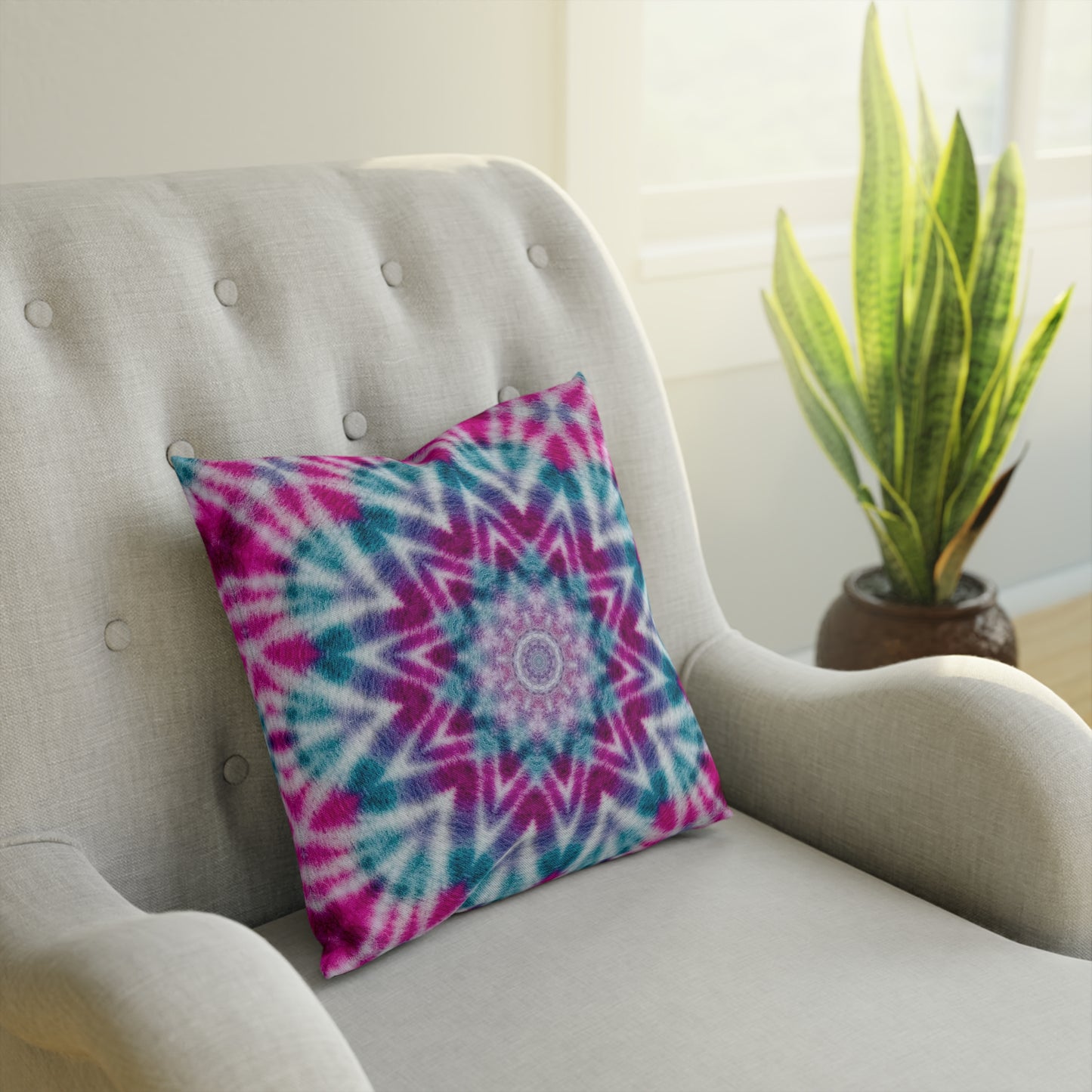 ULTRAVIOL3T Cymatic Print Cushion
