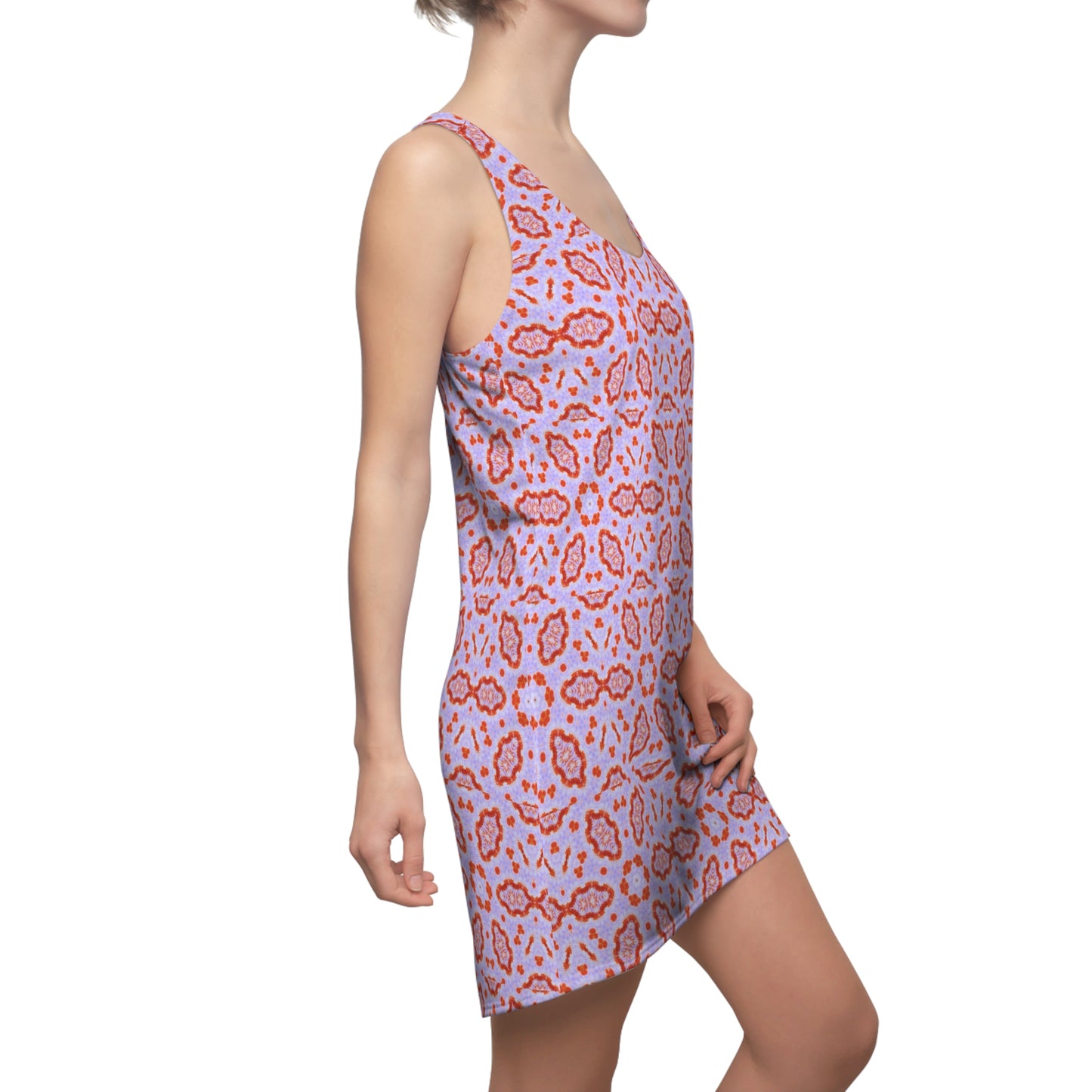 Women’s "HEXA" Cymatic Print Racerback Dress