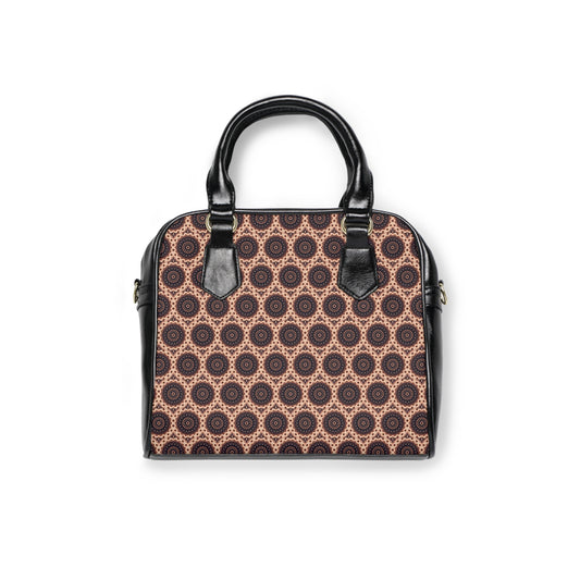 TRIBAL Cymatic Aop Pu Shoulder Handbag