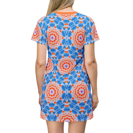 Women's "CEILI" AOP T-Shirt Dress