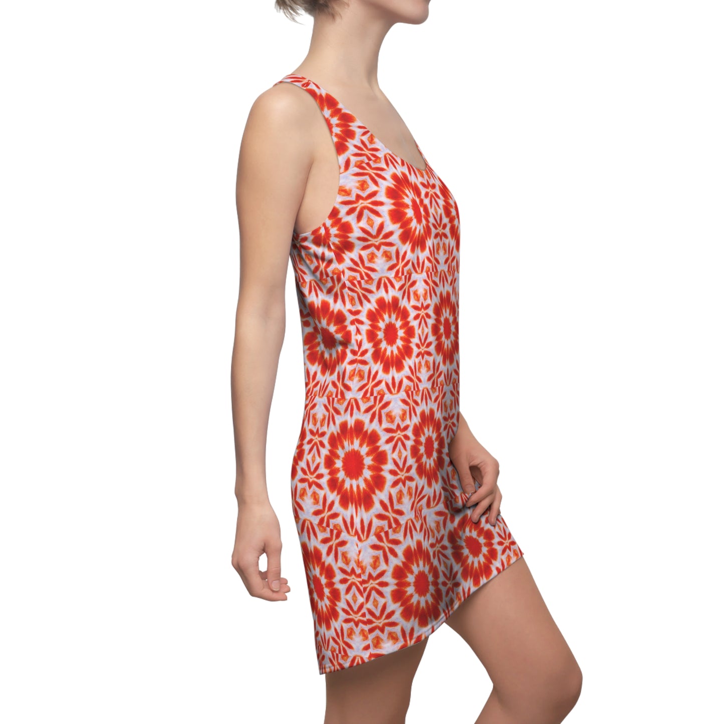Women’s "SACRAL" Cymatic Print Racerback Dress