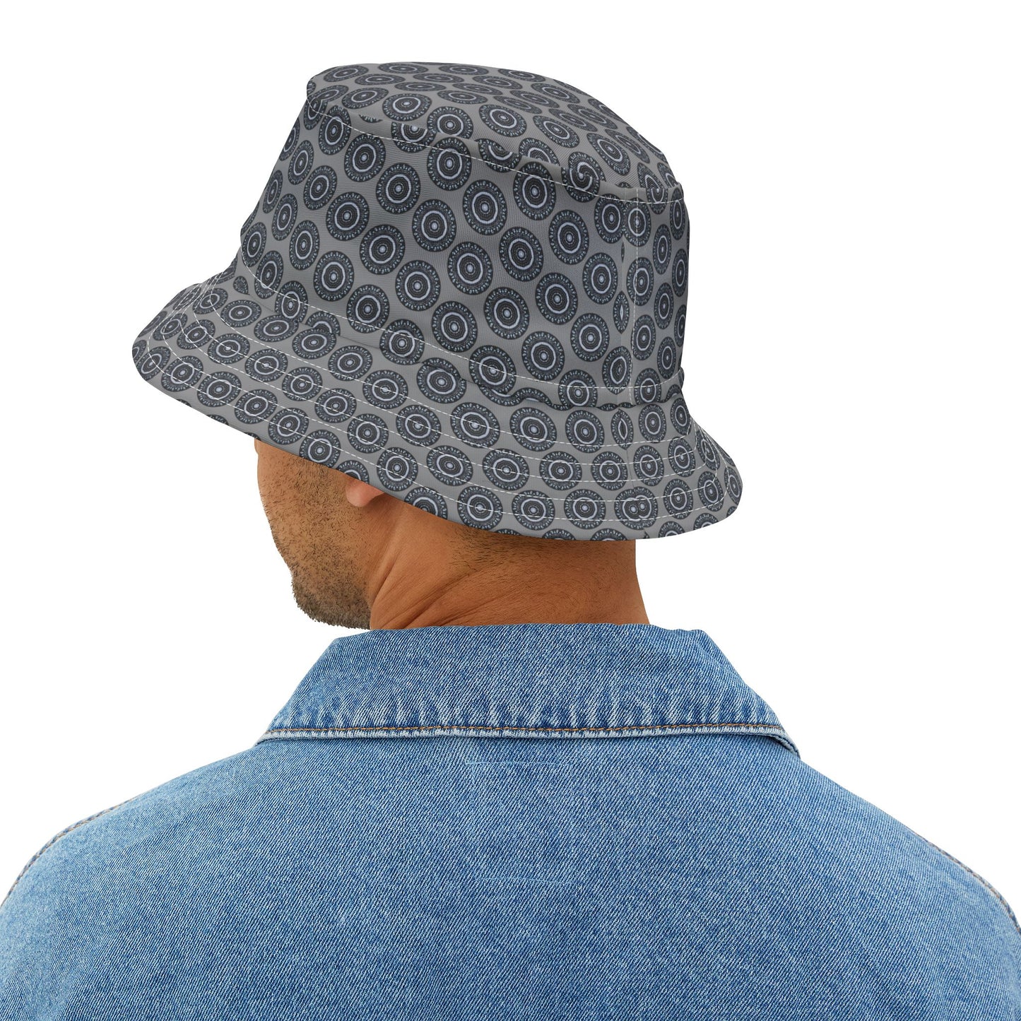 MAYA Cymatic AOP Bucket Hat (Grey)