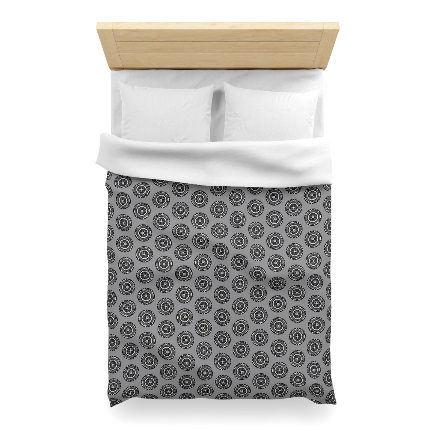 "MAYA" Cymatic Duvet Cover (Grey) - Housewarming
