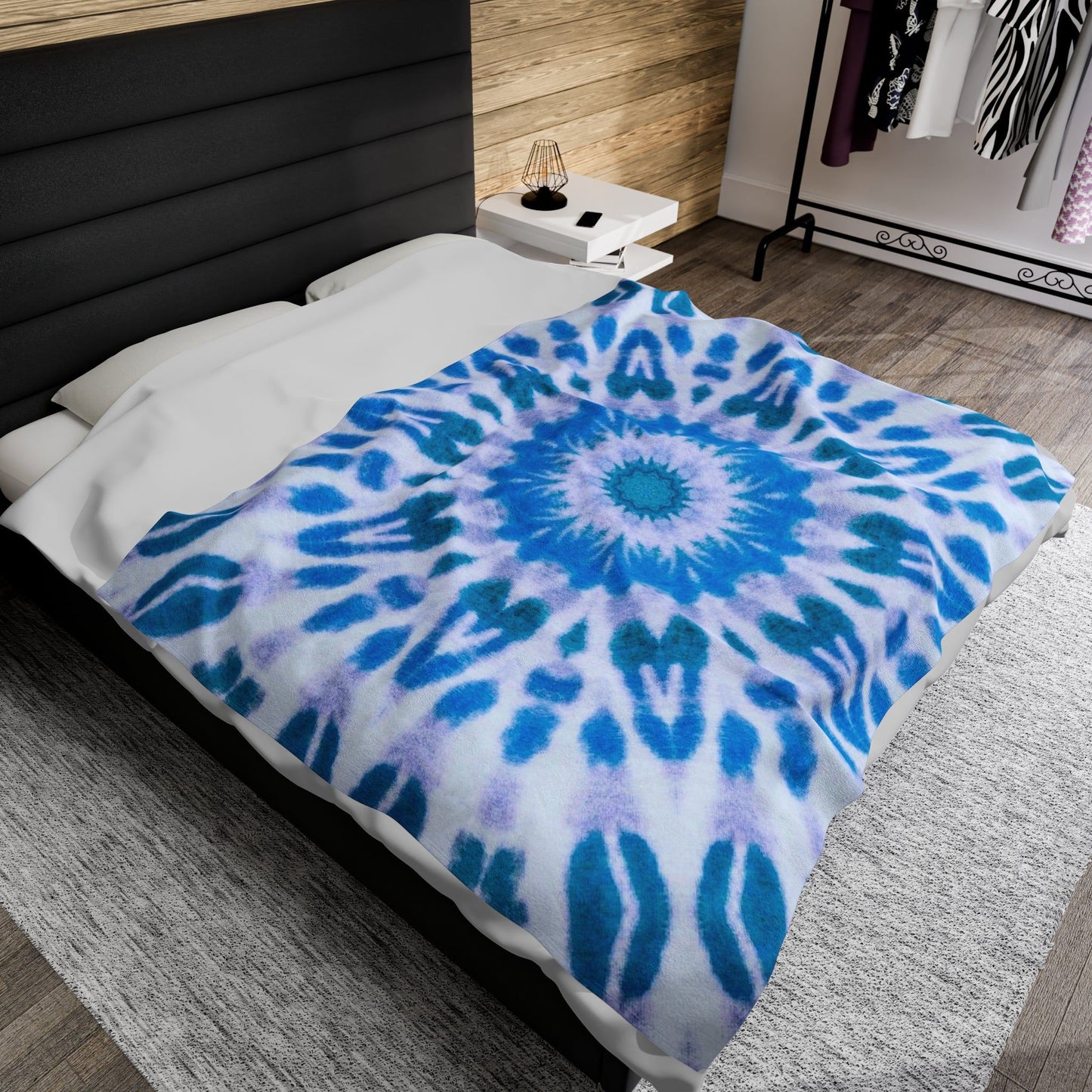 E-VEIL EYE Cymatic Velveteen Blanket