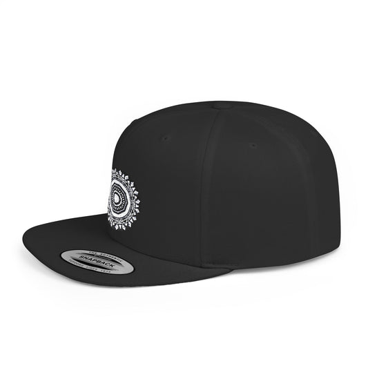 MAYA Embroidered Flat Bill Snapback Hat