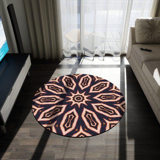 “E-CLPS” Cymatic Round Rug
