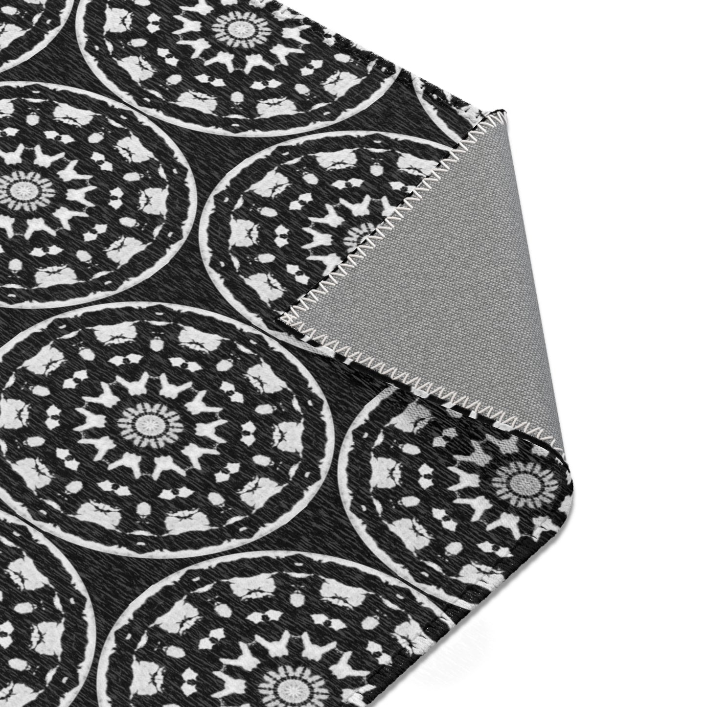 STMPUNK Cymatic Area Rug (Black) - Modern Home Decor
