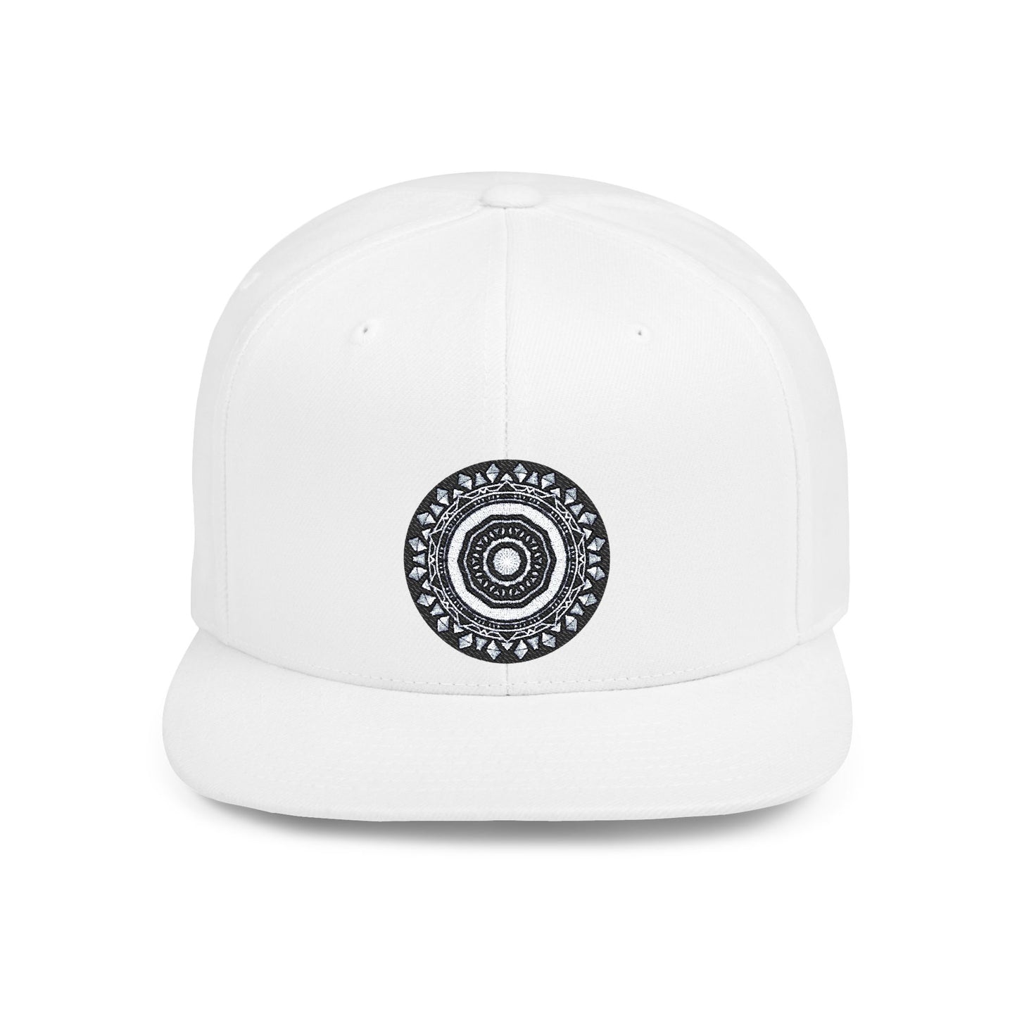 MAYA Embroidered Flat Bill Snapback Hat