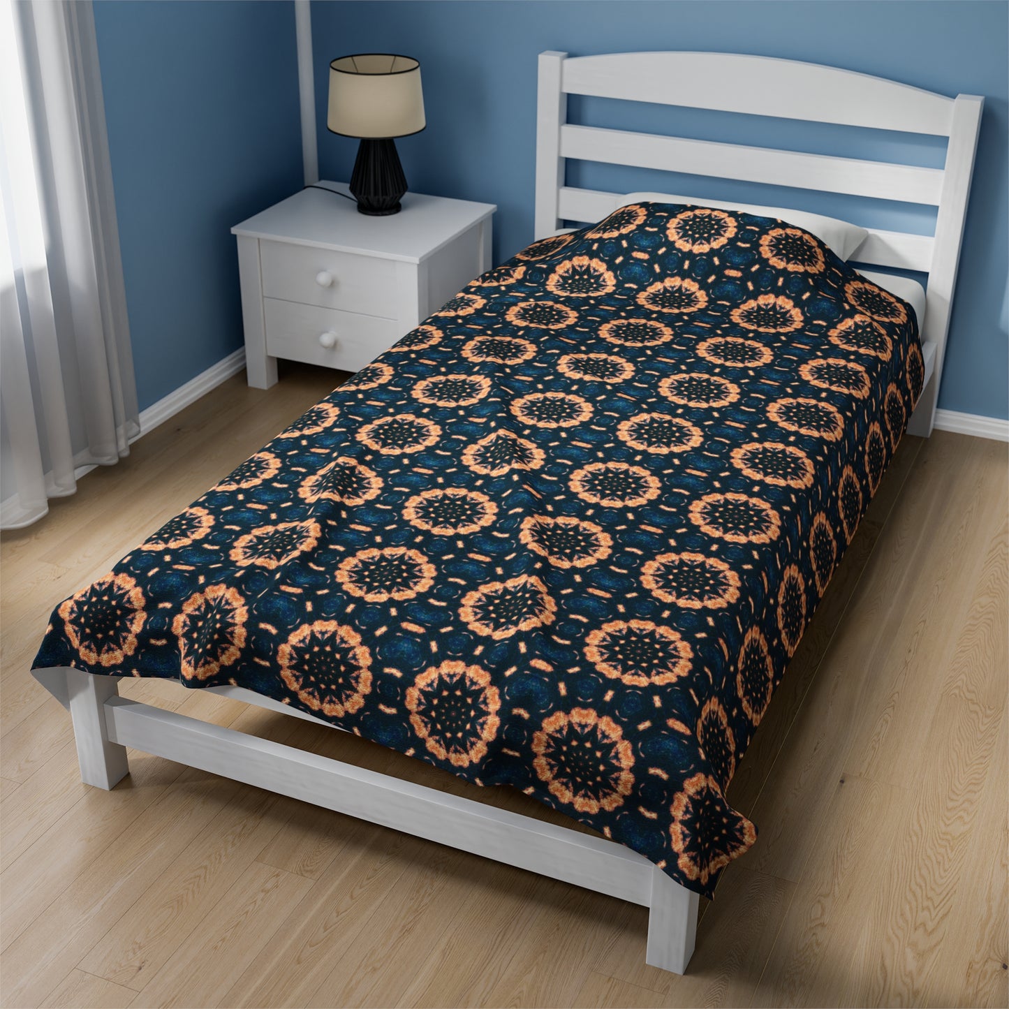 BLKSUN Cymatic AOP Velveteen Blanket