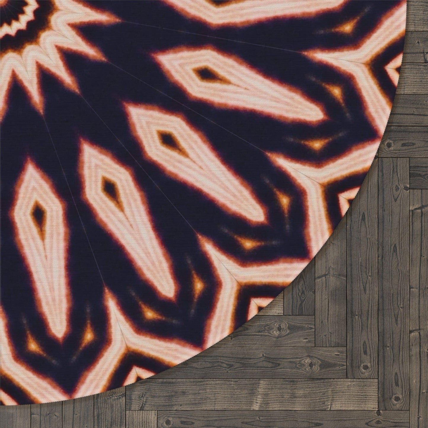 Kaleido47 Cymatic Round Rug (E-CLPS 2)