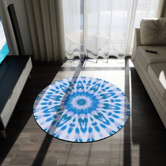 “E-VEIL I” Cymatic Round Rug
