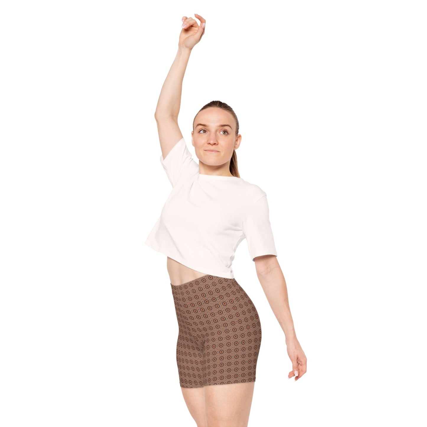 Women's Cymatic AOP Biker Shorts (EYECEE)
