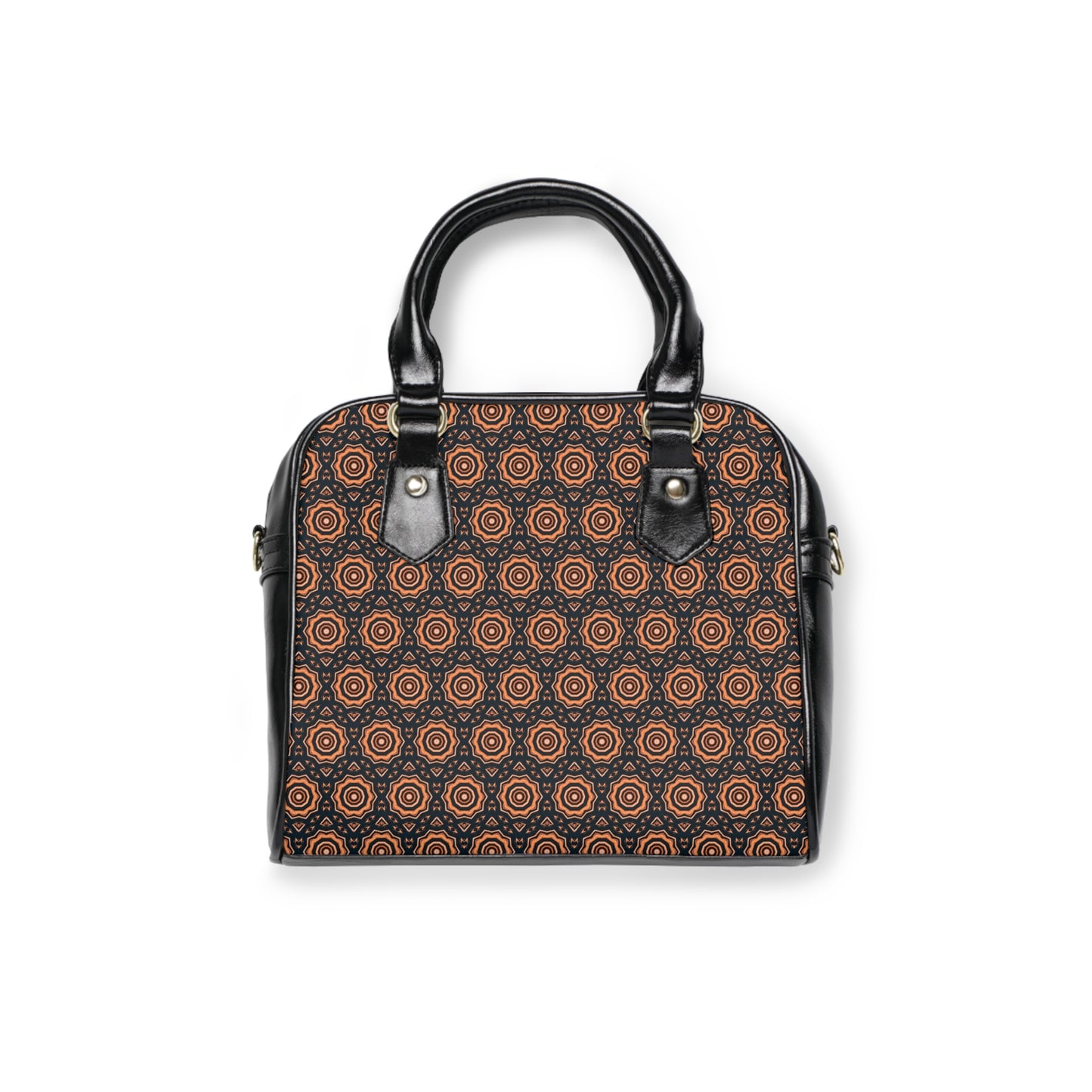 417 Cymatic Aop Pu Shoulder Handbag