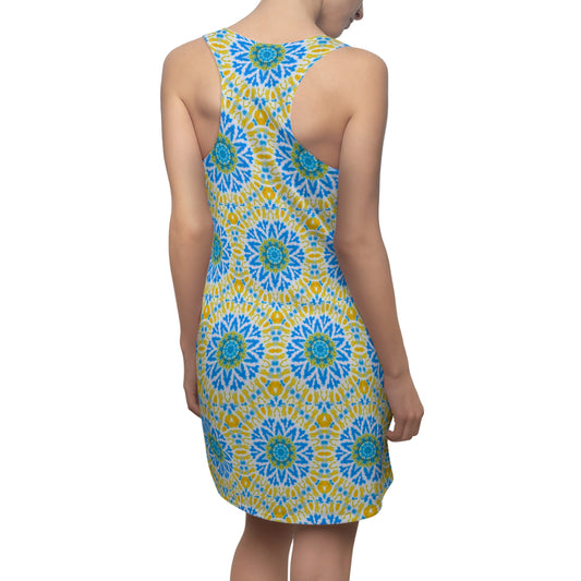 Women’s "GETA" Cymatic Print Racerback Dress