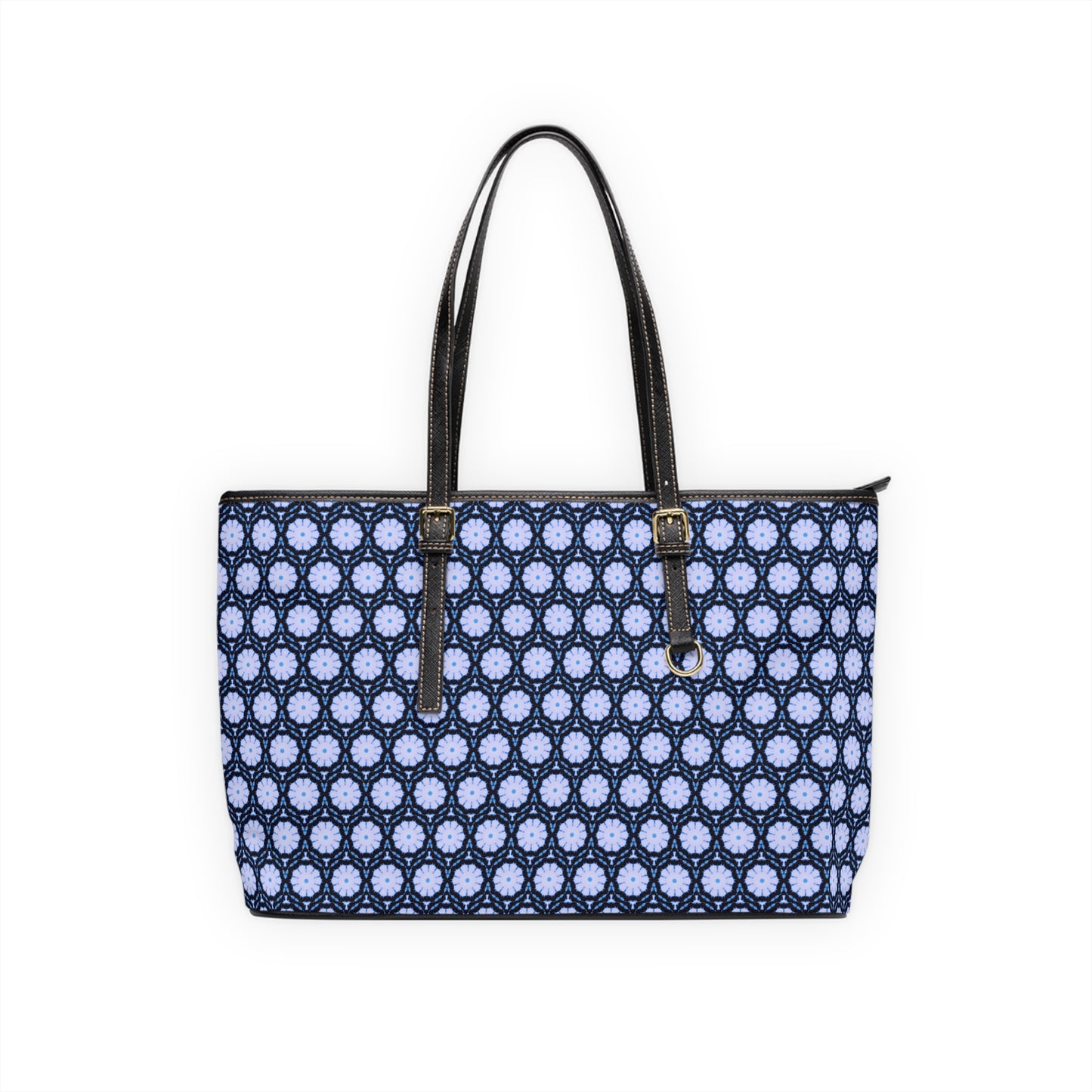SNWFLK Cymatic Aop Pu Leather Shoulder Bag