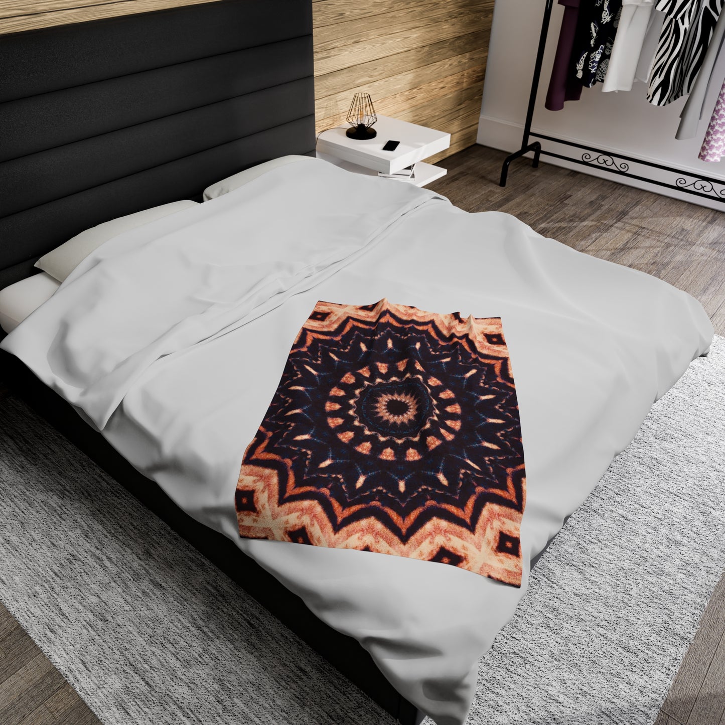 TRIBAL Cymatic Velveteen Plush Blanket