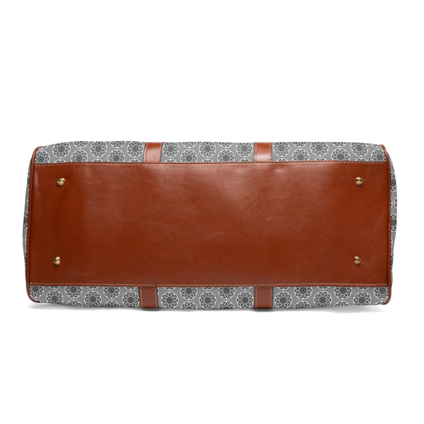 Noir GETA Cymatic Aop Waterproof Pu Travel Bag (Grey)
