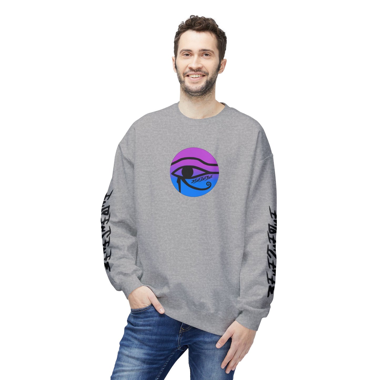 Unisex 3ETD Logo Softstyle Flecce Crewneck