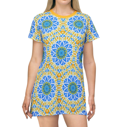 Women's "GETA" AOP T-Shirt Dress