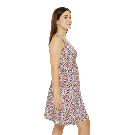 Women's "MOSAIC" Cymatic Aop Skater Dress