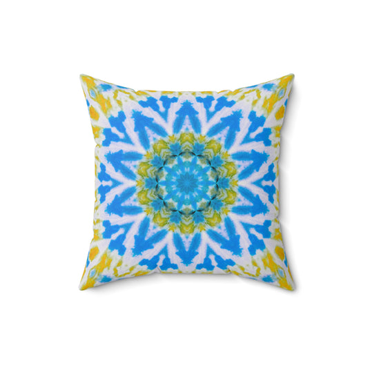 "GETA" Cymatic Print Square Cushion