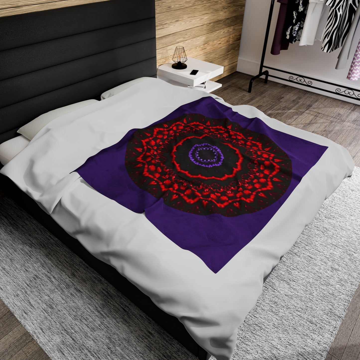 VESI-2 Cymatic Velveteen Blanket (Purple)