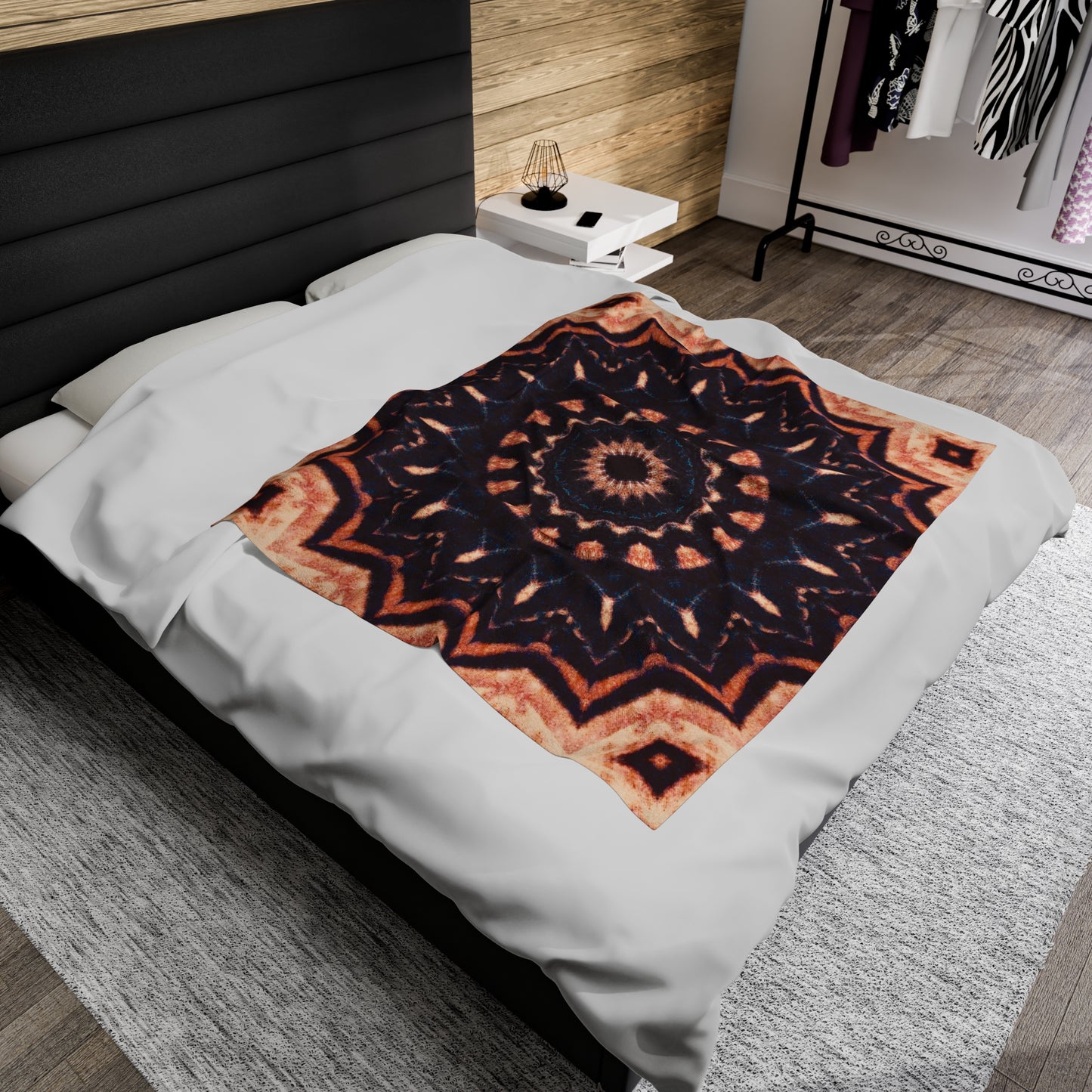 TRIBAL Cymatic Velveteen Plush Blanket