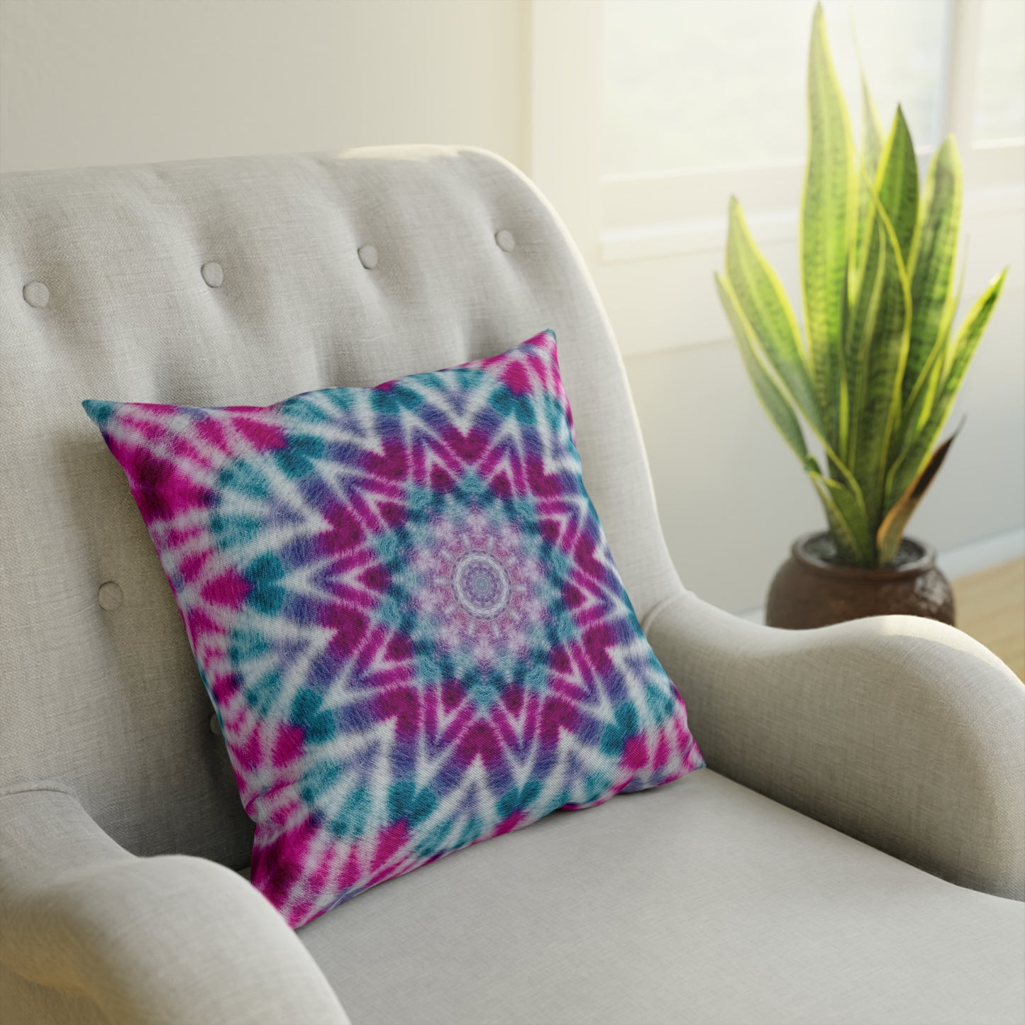 ULTRAVIOL3T Cymatic Print Cushion