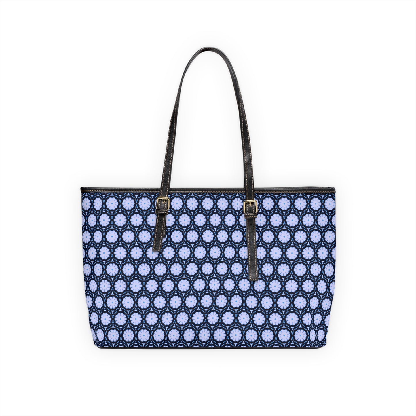 SNWFLK Cymatic Aop Pu Leather Shoulder Bag