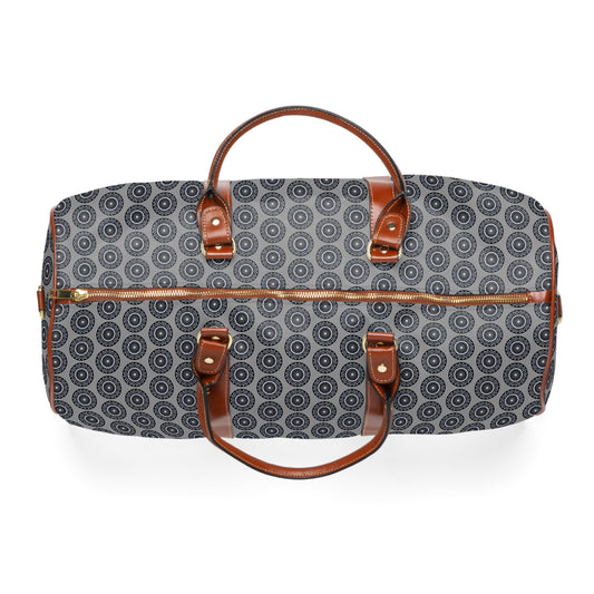 MAYA Cymatic Aop Waterproof Pu Travel Bag (Grey)