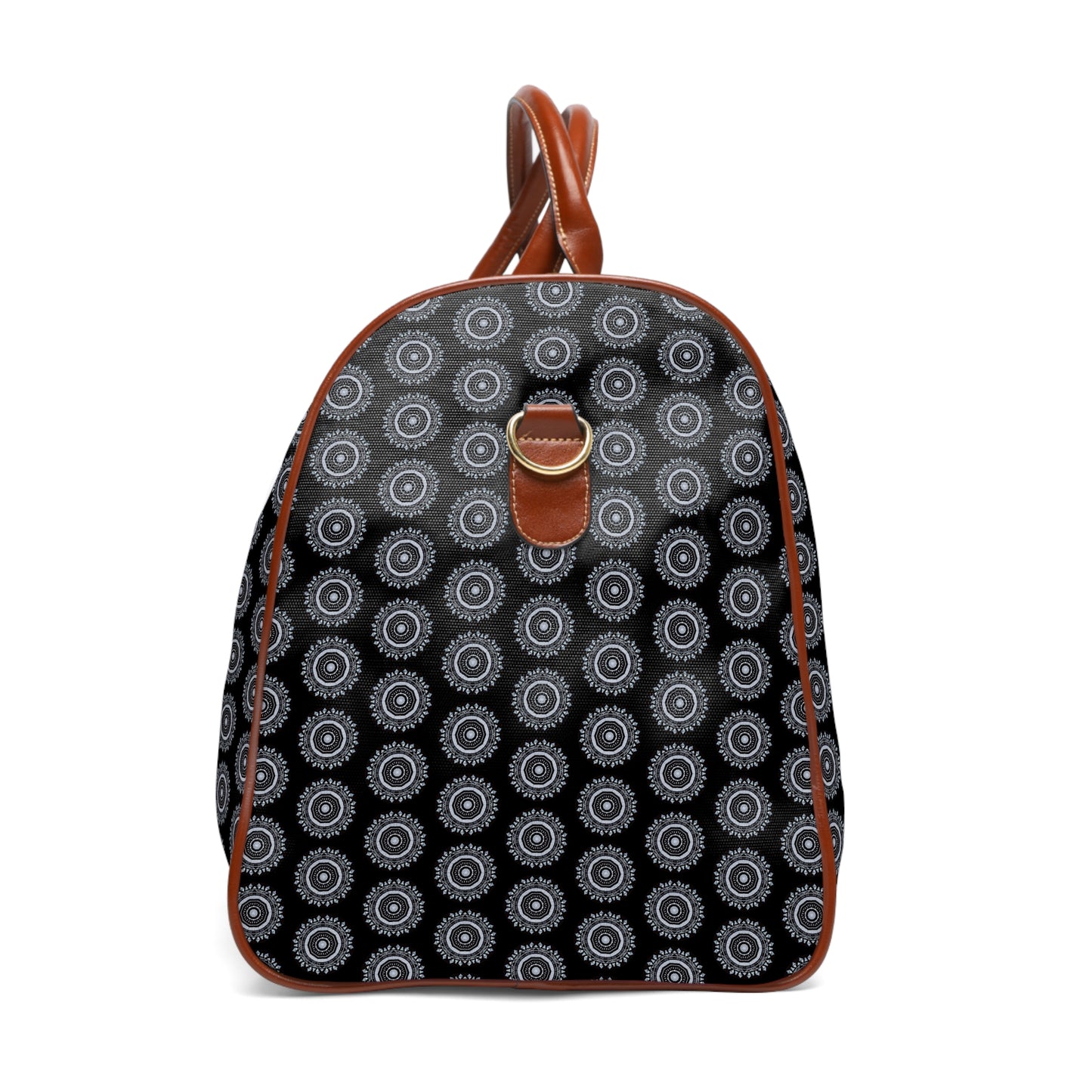 MAYA Cymatic Aop Waterproof Pu Travel Bag (Black)