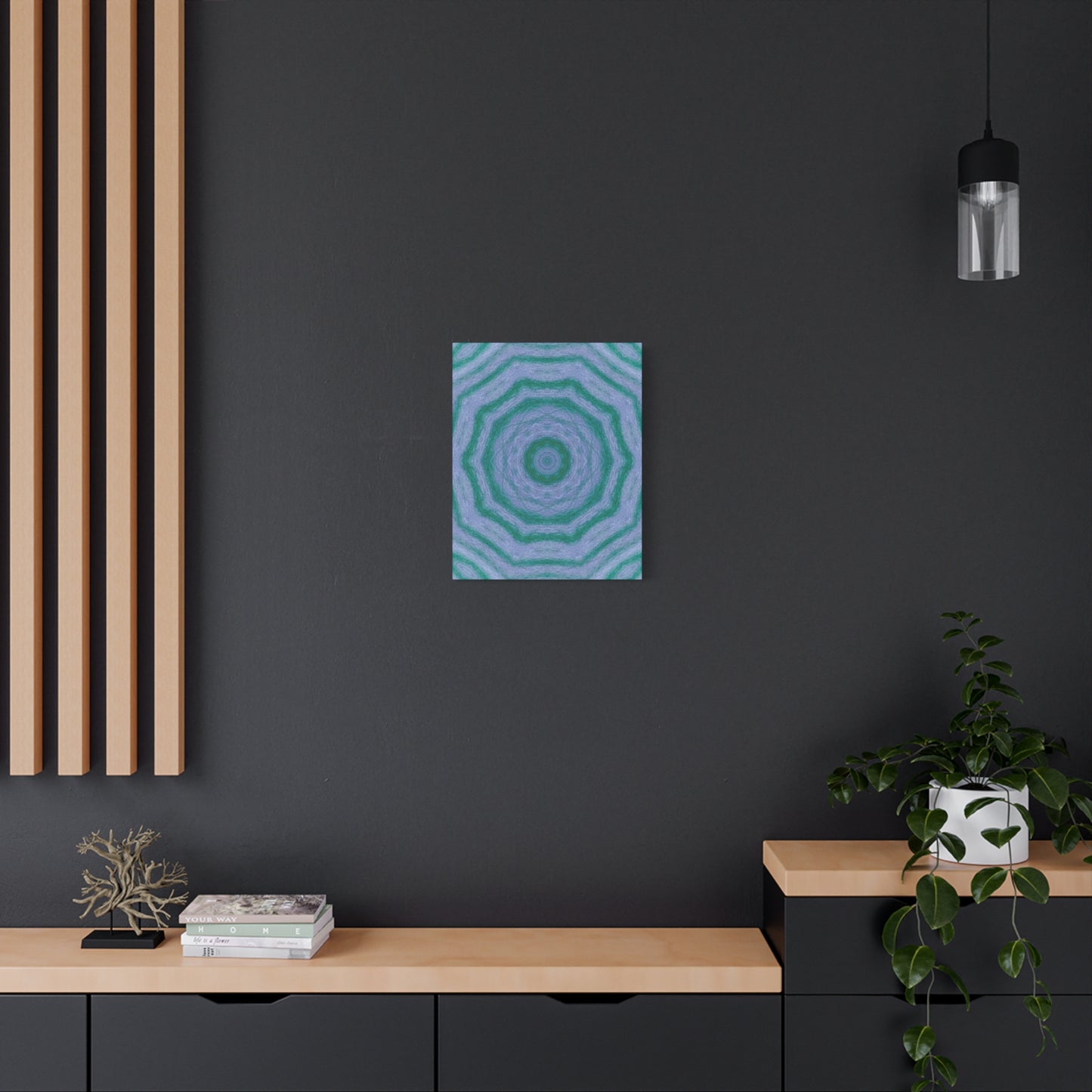 "GR33N3RY" Canvas Art Print - Stretched Matte 1.25" Gallery Wrap
